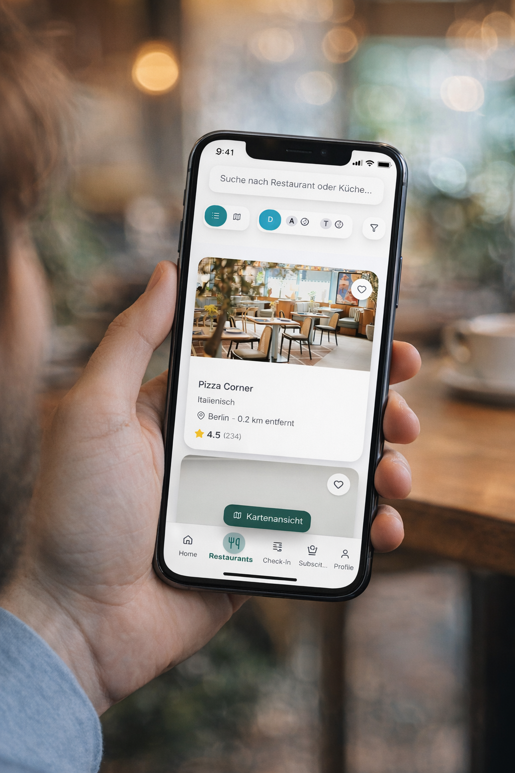 Urban Food Flat App Vorschau