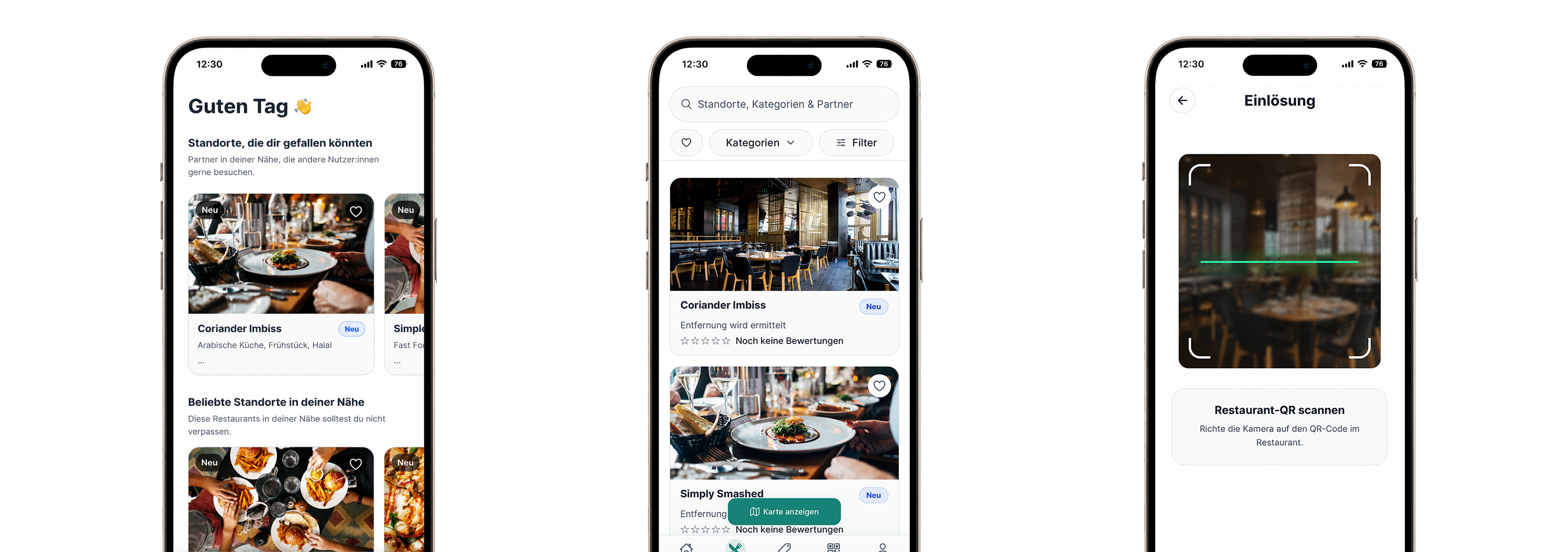 Urban Food Flat App Vorschau